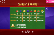 'Classic 7 Fruits' by 'MrSlotty'. Click the image to enlarge.