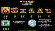 'Hercules Son of Zeus' by 'Pragmatic Play'. Click the image to enlarge.