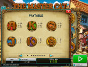 'The Master Cat' by 'Leander Games'. Click the image to enlarge.