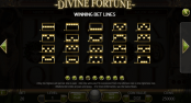 'Divine Fortune' by 'Net Entertainment'. Click the image to enlarge.
