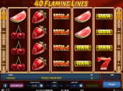 '40 Flaming Hot' by 'Zeus Play'. Click the image to enlarge.