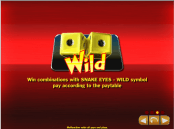 'Snake Eyes' by 'Zeus Play'. Click the image to enlarge.