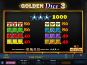 'Golden Dice 3' by 'Zeus Play'. Click the image to enlarge.
