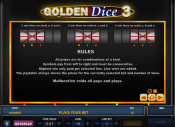 'Golden Dice 3' by 'Zeus Play'. Click the image to enlarge.