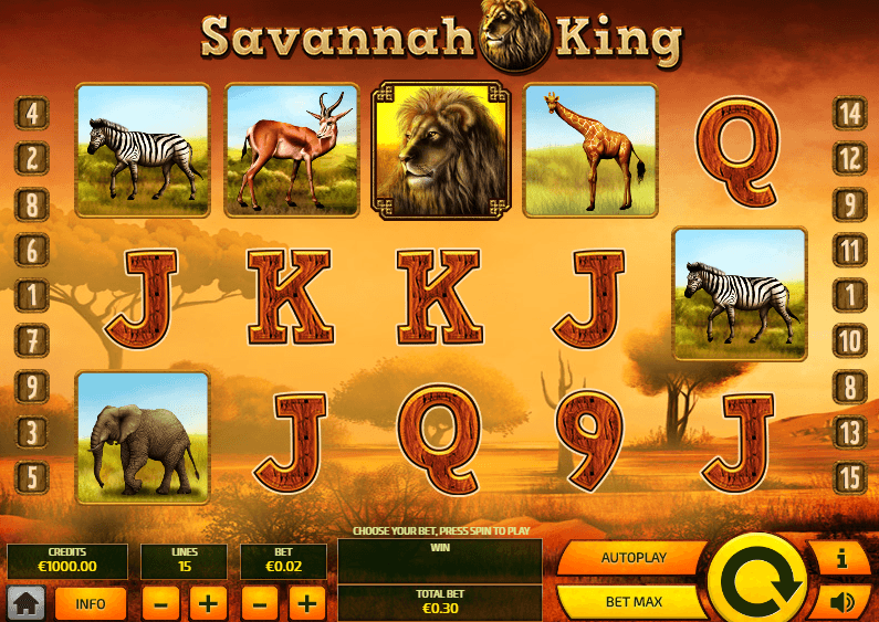 Savanna King Slot Savanna King