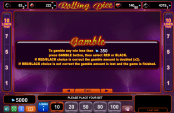 'Rolling Dice' by 'Amusnet Interactive'. Click the image to enlarge.