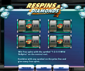 'Respins and Diamonds' by 'Red Rake Gaming'. Click the image to enlarge.