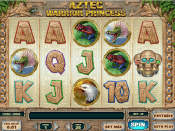 'Aztec Warrior Princess' by 'Play'n GO'. Click the image to enlarge.