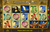 'Leonardo's Code' by 'Novomatic'. Click the image to enlarge.