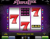 'Triple Luck' by 'Novomatic'. Click the image to enlarge.