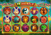 '12 Animals' by 'Booongo'. Click the image to enlarge.