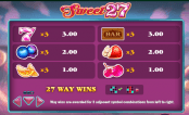 'Sweet 27' by 'Play'n GO'. Click the image to enlarge.
