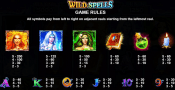 'Wild Spells' by 'Pragmatic Play'. Click the image to enlarge.