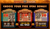 'King Tusk' by 'Microgaming'. Click the image to enlarge.