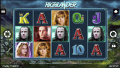 'Highlander' by 'Microgaming'. Click the image to enlarge.