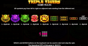 'Triple Tigers' by 'Pragmatic Play'. Click the image to enlarge.