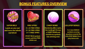 'Candy Spins' by 'Leander Games'. Click the image to enlarge.
