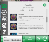 'Adelia The Fortune Wielder' by 'Microgaming'. Click the image to enlarge.