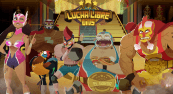'Lucha Libre Wins' by 'Bla Bla Bla Studios'. Click the image to enlarge.