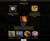 'The King﻿' by 'iSoftBet'. Click the image to enlarge.