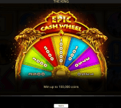 'The King﻿' by 'iSoftBet'. Click the image to enlarge.