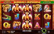 'Great Rhino' by 'Pragmatic Play'. Click the image to enlarge.