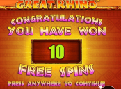 'Great Rhino' by 'Pragmatic Play'. Click the image to enlarge.