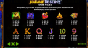 'Madame Destiny' by 'Pragmatic Play'. Click the image to enlarge.