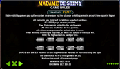 'Madame Destiny' by 'Pragmatic Play'. Click the image to enlarge.