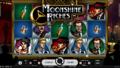 'Moonshine Riches' by 'Net Entertainment'. Click the image to enlarge.