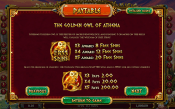 'The Golden Owl Of Athena' by 'BetSoft'. Click the image to enlarge.