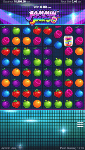 'Jammin Jars' by 'Push Gaming'. Click the image to enlarge.