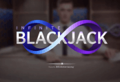 'Live Infinite Blackjack' by 'Evolution Gaming'. Click the image to enlarge.