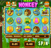 'Crazy Monkey' by 'Wager2Go'. Click the image to enlarge.