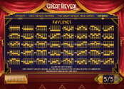 'The Great Reveal' by 'Playtech'. Click the image to enlarge.
