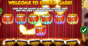 'Cobra Cash' by 'Core Gaming'. Click the image to enlarge.