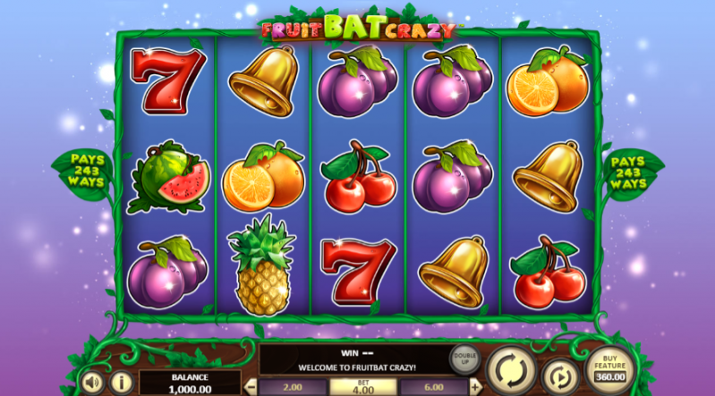 Fruit Bat Crazy Slot - Free Play and Reviews