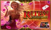 'Ruby Casino Queen' by 'Microgaming'. Click the image to enlarge.