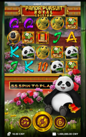 'Panda Pursuit Royal Edition' by 'Genesis Gaming'. Click the image to enlarge.