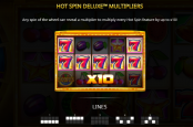 'Hot Spin Deluxe' by 'iSoftBet'. Click the image to enlarge.