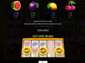 'Hot Spin Deluxe' by 'iSoftBet'. Click the image to enlarge.