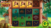 'Chicken Party' by 'Booming Games'. Click the image to enlarge.