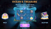 'Oceans Treasure' by 'Net Entertainment'. Click the image to enlarge.