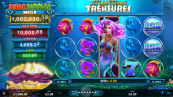 'Atlantean Treasures Mega Moolah' by 'Neon Valley Studios'. Click the image to enlarge.
