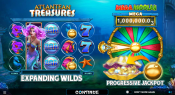 'Atlantean Treasures Mega Moolah' by 'Neon Valley Studios'. Click the image to enlarge.