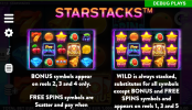 'StarStacks' by 'Leander Games'. Click the image to enlarge.