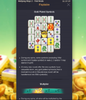 'Mahjong Ways 2' by 'Pocket Games Soft'. Click the image to enlarge.