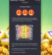 'Mahjong Ways 2' by 'Pocket Games Soft'. Click the image to enlarge.