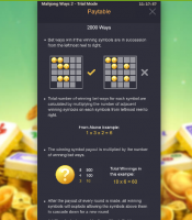 'Mahjong Ways 2' by 'Pocket Games Soft'. Click the image to enlarge.