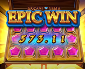 'Arcane Gems' by 'Quickspin'. Click the image to enlarge.